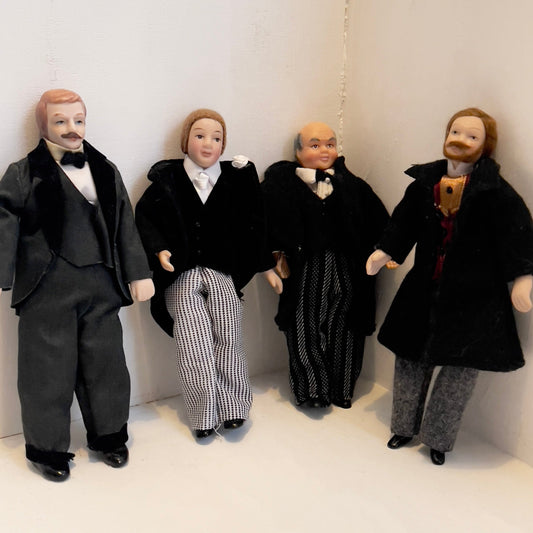 CHANTALLENA Doll Mélange| Four  Distinguished Gentlemen Dolls