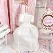 Chantallena Dresses Blue Cotton and White Cotton Embroidered Display Dresses-1:12 Scale | Lillian’s Garden