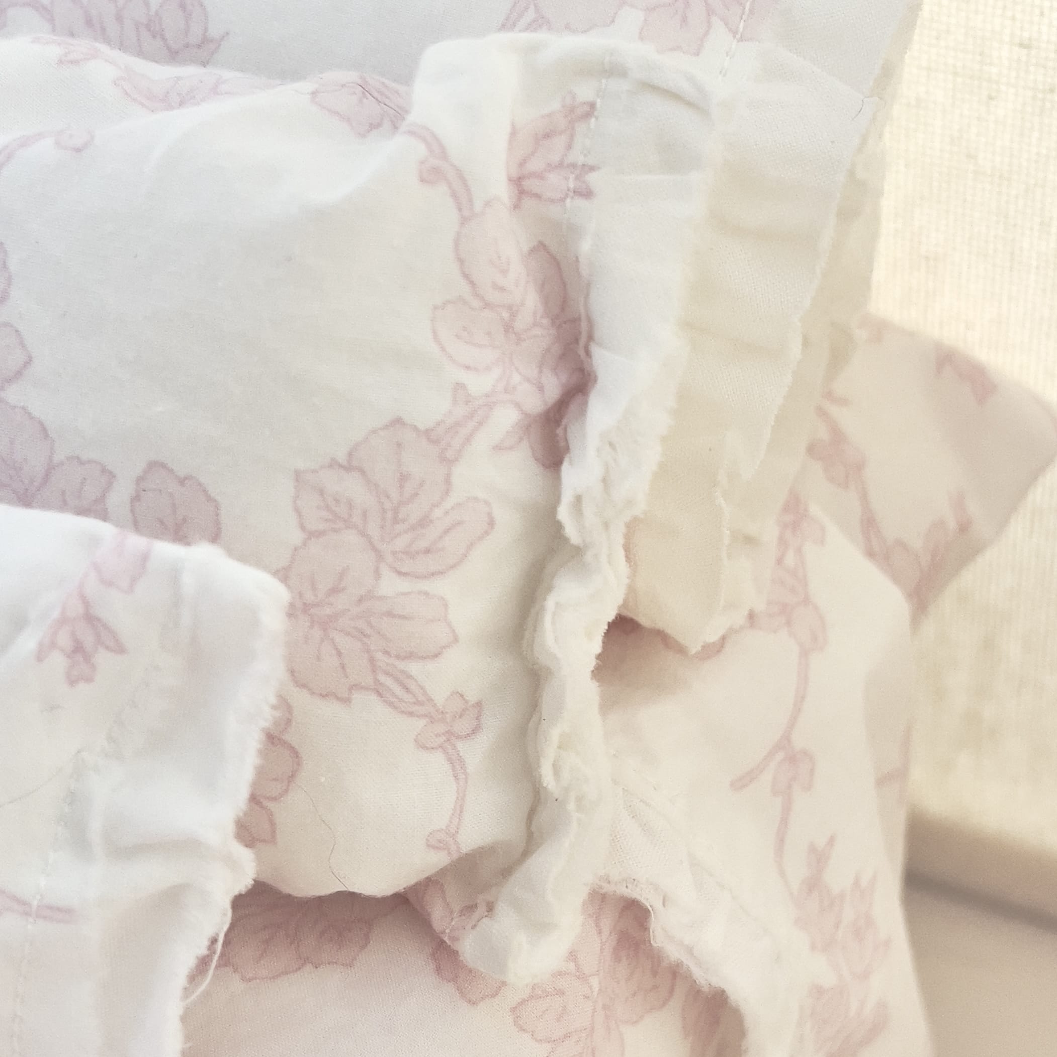 Chantallena fashion doll bedding 1:6 Scale Christina Grace| Pink Climbing Floral Vines Cotton Bedding Set | Carmella