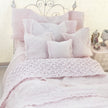 Chantallena fashion doll bedding 1:6 Scale | Pink Textured Cotton Bedding Set | Florence