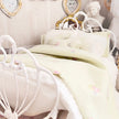 Chantallena Forever in bloom bedding sets 1:12 Scale Dollhouse Bedding Set- Hope Forever in Bloom Shabby Green and Pink Roses | Chantallena