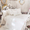 Chantallena Forever in bloom bedding sets 1:12 Scale Dollhouse Bedding Set- Pearl Forever in Bloom Pink, Blue and Mint Rose Clusters| Chantallena