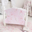 Chantallena Furniture 1:12 Scale Painted White with Pink Roses Decoupaged Single Dollhouse Bed | Unwritten Bare Romance |Chantallena