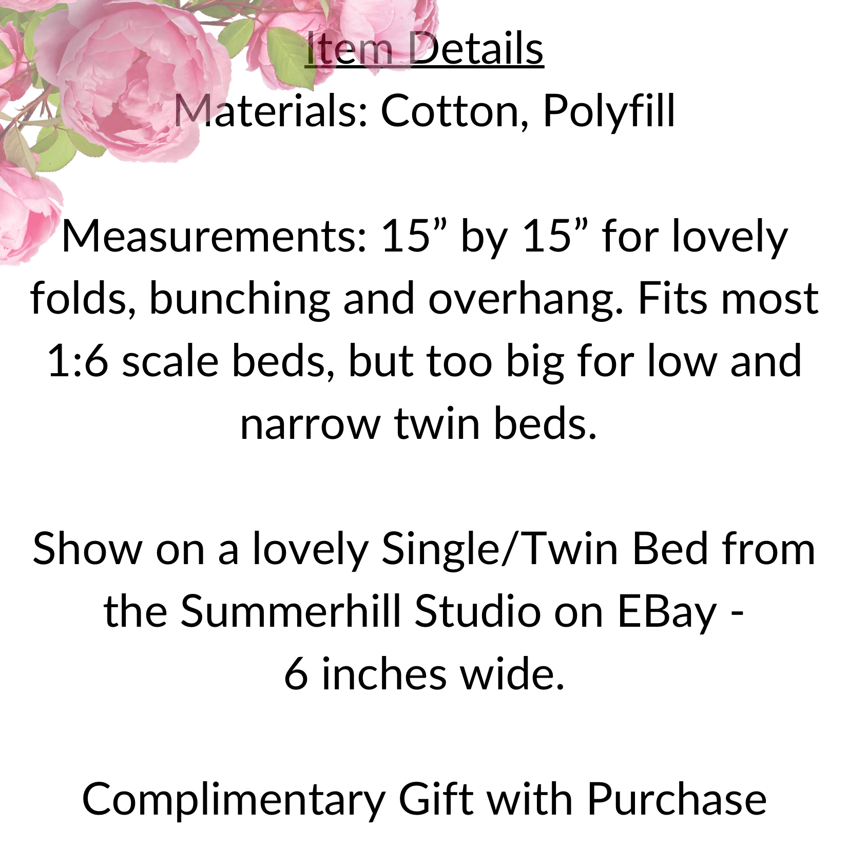 Chantallena pink ruffles 1:6 Scale |  Pink Cotton Lawn Distressed Ruffles Bedding Set | Kate