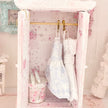 Chantallena White Bed Linens Pink Roses Decoupaged Wardrobe with Shabby  Dresses-1:12 Scale | Lillian’s Garden |Chantallena