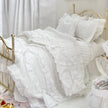 Etsy 1:12 Scale Brass Metal Dressed Dollhouse Double Bed, White Cotton Ruffled Bedding, Romantic Dollhouse Miniature Furniture Decor