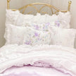 Etsy 1:12 Scale Brass Metal Dressed Dollhouse Single Bed-Violet Rose| Iron and Petals| Chantallena