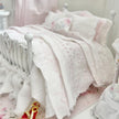 Etsy 1:12 Scale Distressed White Painted Metal Dressed Dollhouse Double Bed- Lyra| Iron and Petals | Chantallena