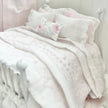 Etsy 1:12 Scale Distressed White Painted Metal Dressed Dollhouse Double Bed- Lyra| Iron and Petals | Chantallena