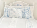 Etsy 1:12 Scale Dressed Dollhouse Bed- Toile and Bows | Decoupaged Romance | Chantallena