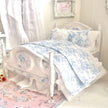 Etsy 1:12 Scale Dressed Dollhouse Bed- Toile and Bows | Decoupaged Romance | Chantallena
