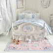 Etsy 1:12 Scale Dressed Dollhouse Bed- Toile and Bows | Decoupaged Romance | Chantallena
