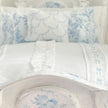 Etsy 1:12 Scale Dressed Dollhouse Bed- Toile and Bows | Decoupaged Romance | Chantallena