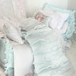 Etsy 1:12 Scale Mint Dressed Dollhouse Daybed with White Linen and Ruffled Bedding Set- Vienna | Painted Cottage| Chantallena