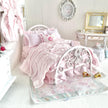 Etsy 1:12 Scale Pink Painted Metal Dressed Dollhouse Double Bed- Penni| Iron and Petals| Chantallena