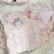 Etsy 1:12 Scale Pink Painted Metal Dressed Dollhouse Double Bed- Penni| Iron and Petals| Chantallena