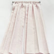 Chantallena Doll House Dollhouse Accessories 1 Curtain with rod CURTAINS - Shabby Pink with Scattered Embroidered Flower 2 Panel Cotton Curtains | Pink Embroidered Flowerl | Soft Furnishings