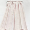 Chantallena Doll House Dollhouse Accessories 1 Curtain with rod CURTAINS - Shabby Pink with Scattered Embroidered Flower 2 Panel Cotton Curtains | Pink Embroidered Flowerl | Soft Furnishings