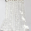 Chantallena Doll House Dollhouse Accessories 1 Curtain with rod CURTAINS- White Lace Embroidered 2 Panel Cotton Curtains | White Embroidered Lace | Soft Furnishings