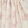 Chantallena Doll House Dollhouse Accessories CURTAINS- Faded Pink and White Floral Vines 2 Panel Cotton Curtains | Faded Floral Vine | Soft Furnishings
