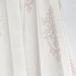 Chantallena Doll House Dollhouse Accessories CURTAINS - Light Pink and White Crest 2 Panel Cotton Curtains | Pink Crest |Soft Furnishings
