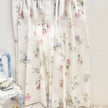 Chantallena Doll House Dollhouse Accessories CURTAINS - Shabby Pink Blue and Green Petite Wildflowers 2 Panel Cotton Curtains | Shabby Wildflowers | Soft Furnishings