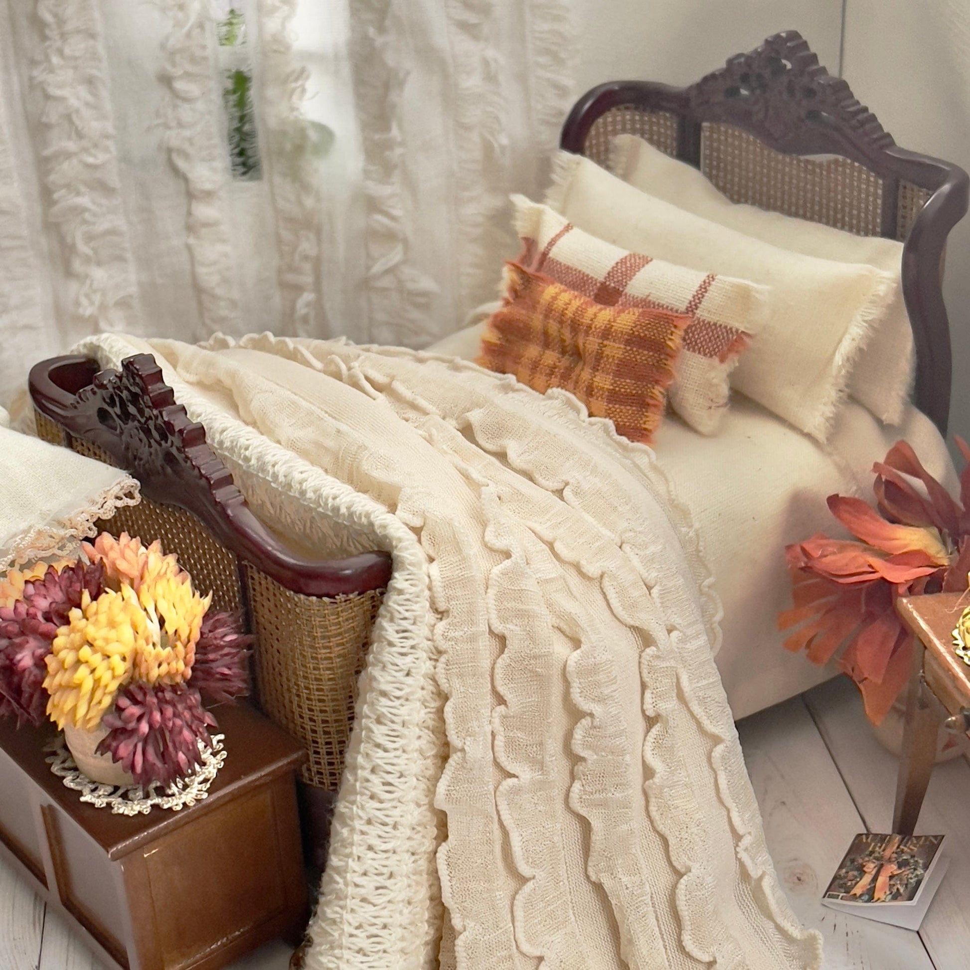 Cotton Muslin Bedspread - Beige - Home All